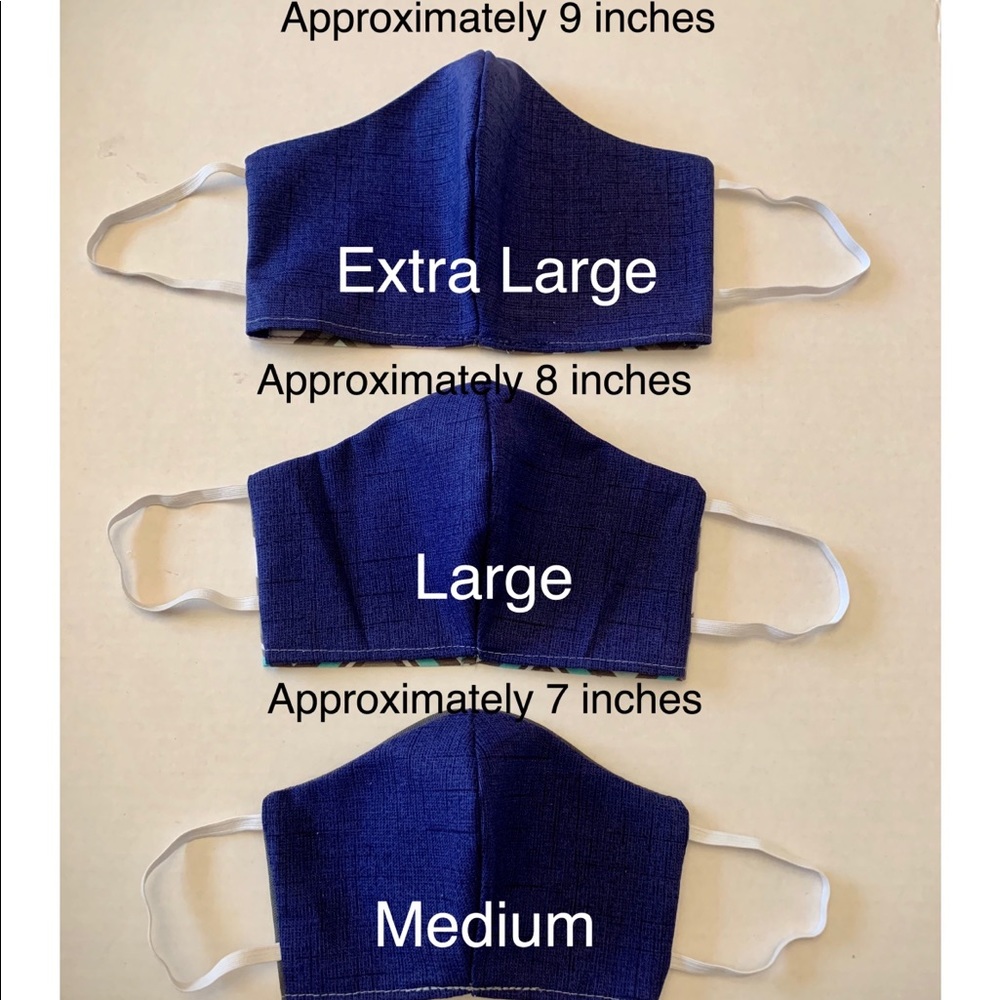 New Face Masks Handmade Washable with Filter